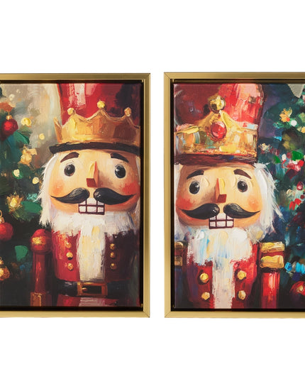 11.5" Holiday Nutcracker Wall Art