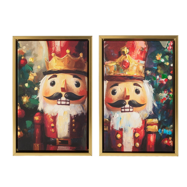 11.5" Holiday Nutcracker Wall Art