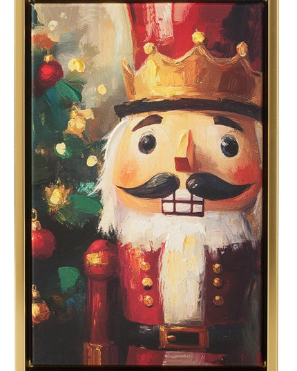 11.5" Holiday Nutcracker Wall Art