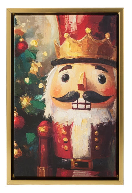 11.5" Holiday Nutcracker Wall Art