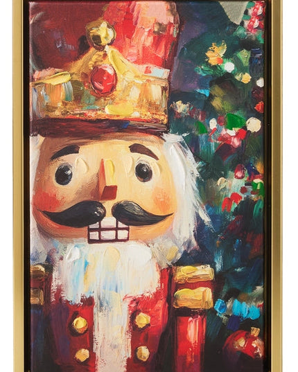 11.5" Holiday Nutcracker Wall Art