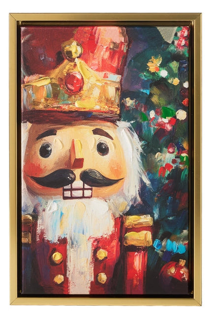 11.5" Holiday Nutcracker Wall Art