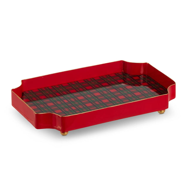 7" Tartan Plaid Trinket Tray