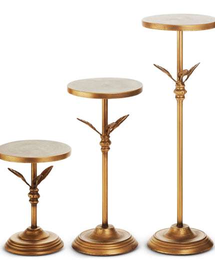 Antique Gold Pedestals