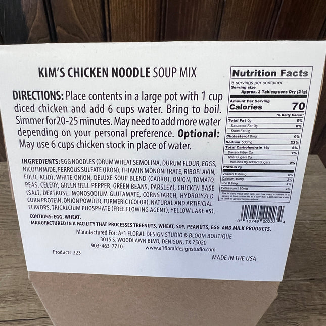 Kim's Chicken Noodle Soup Mix image 1