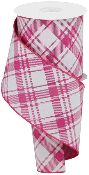 4" x 10yd Diagonal Stripe/Multi Check image 0