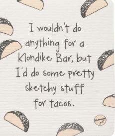Funny Swedish Dishcloths - Tacos image 0