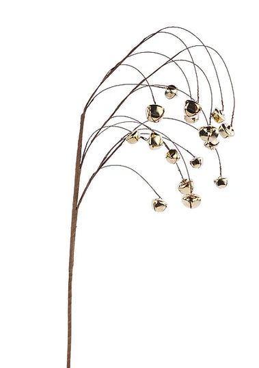 34"L Jingle Bell Hanging Spray