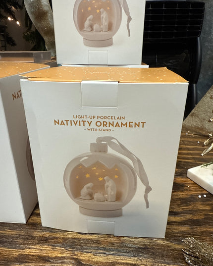 Nativity Scene Ornament LED