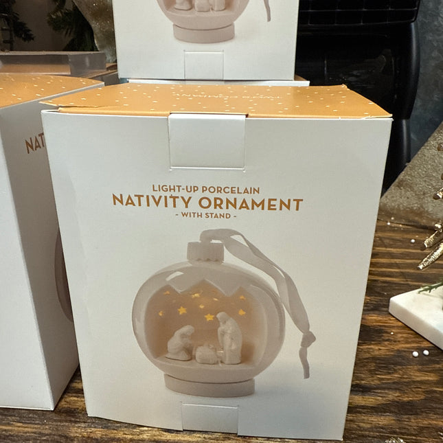 Nativity Scene Ornament LED