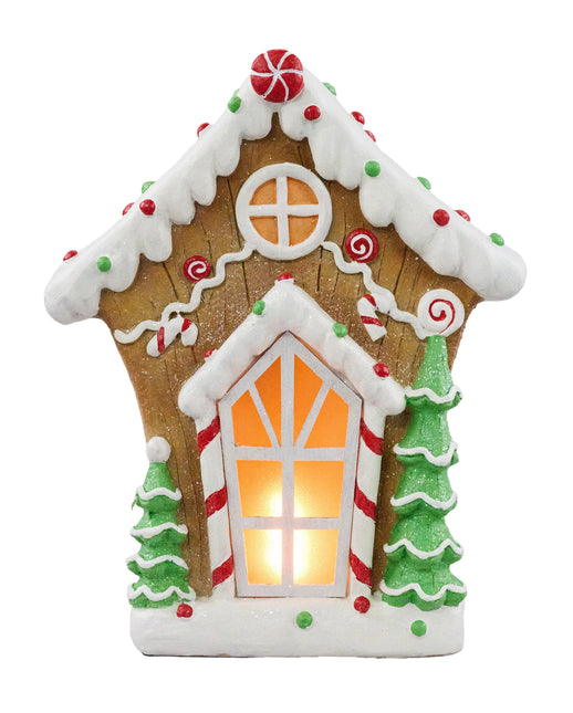13"H x 10.5"L Gingerbread House