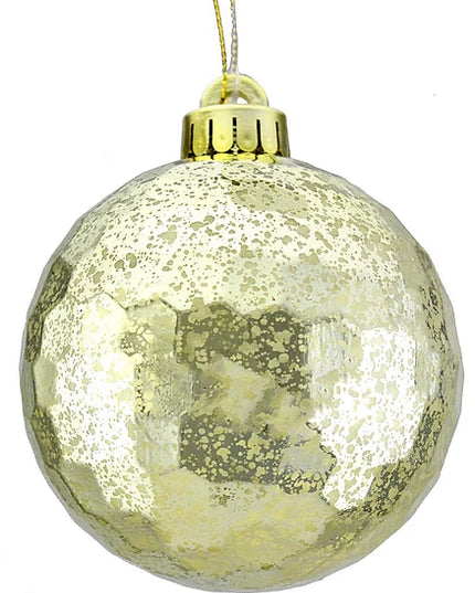 120Mm Antique Look Honeycomb Ball Ornament