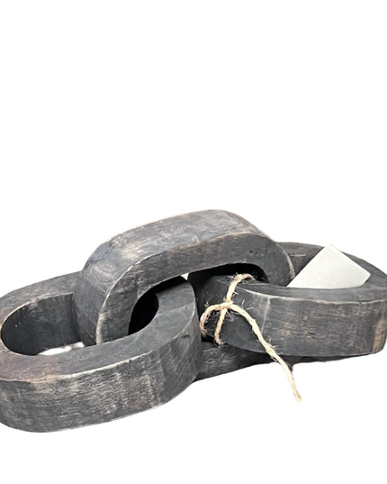 Small Black Wooden Chain image 0