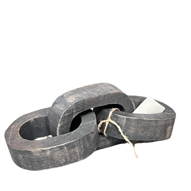Small Black Wooden Chain image 0