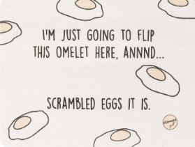 Funny Swedish Dishcloths - Omelet image 0