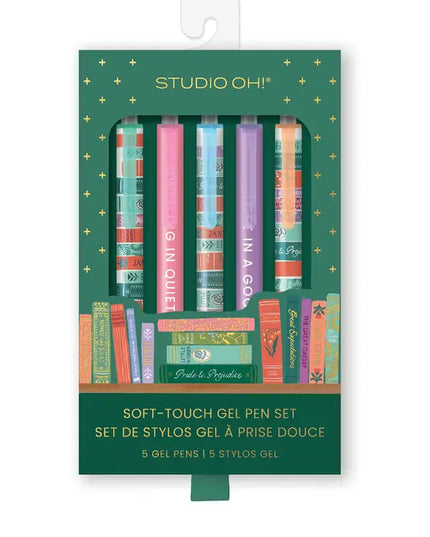 Cozy Reads Soft Touch Gel Pen Set