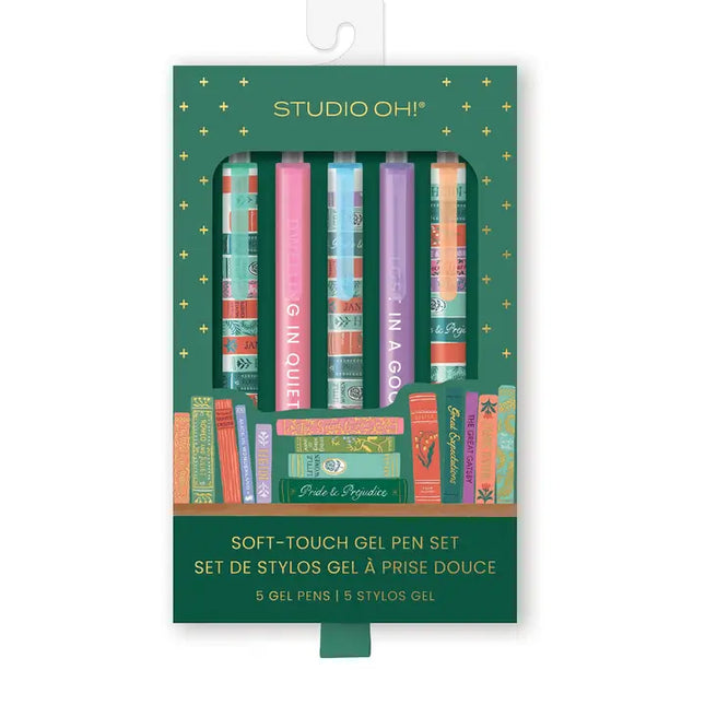 Cozy Reads Soft Touch Gel Pen Set