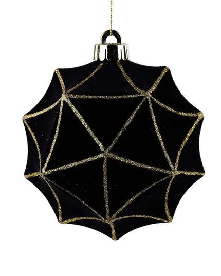 130mm Flocked Irregular Ball Ornament