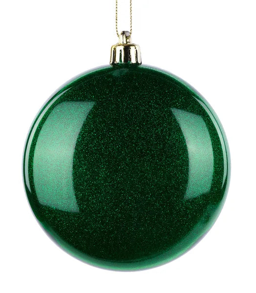 100mm Inside Glitter 2D Disc Ornament