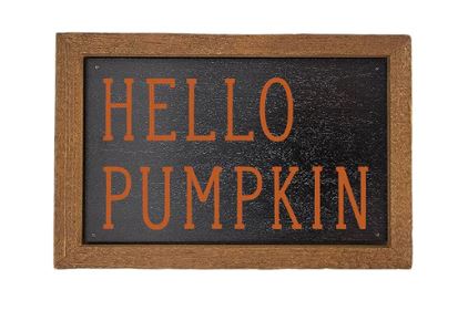 Hello Pumpkin Sign