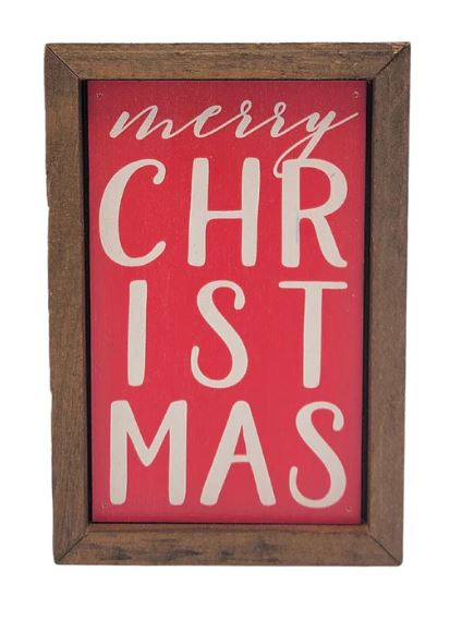 Merry Christmas Wall Accent Sign