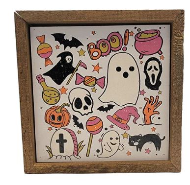 Boo Halloween Collage