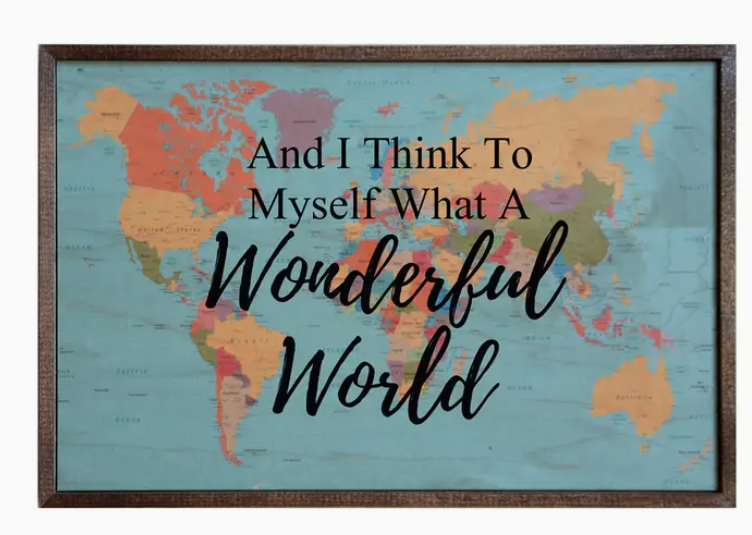 And I Think To Myself Sign