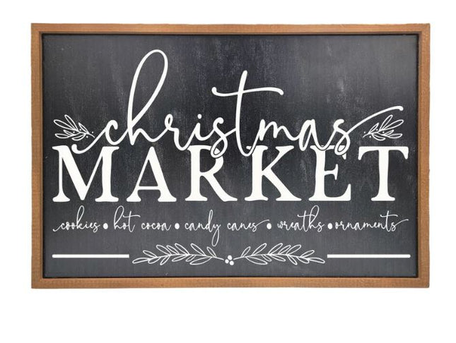 Christmas Market Farmhouse Sign