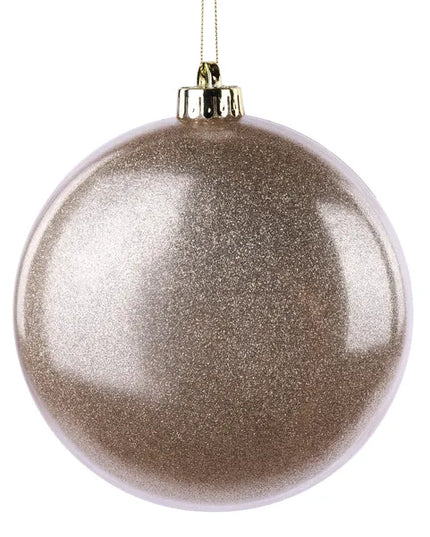 150mm Inside Glitter 2D Disc Ornament
