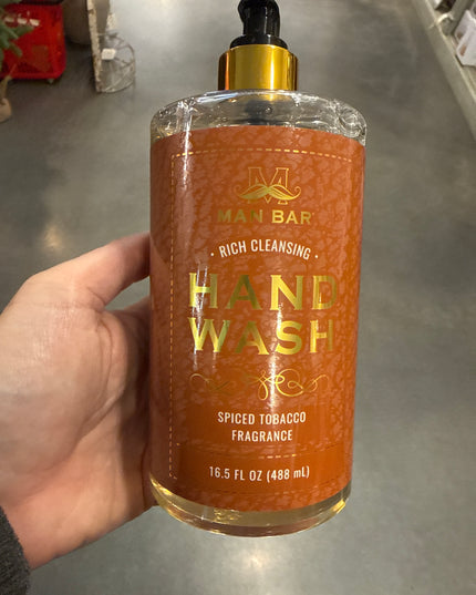 Man Bar Hand Wash - Spiced Tobacco Fragrance