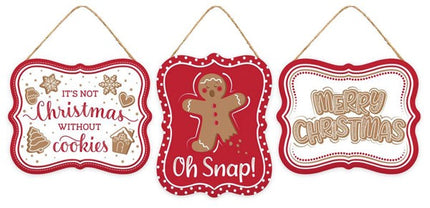 GINGERBREAD SIGN - MULTIPLE DESIGNS image 0