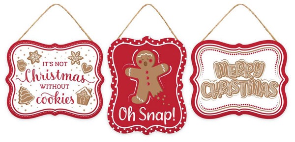 GINGERBREAD SIGN - MULTIPLE DESIGNS image 0