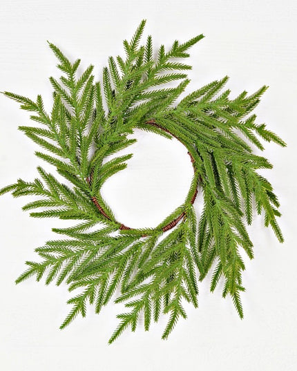 11" Ring Soft Touch Evergreen Norfolk Pine