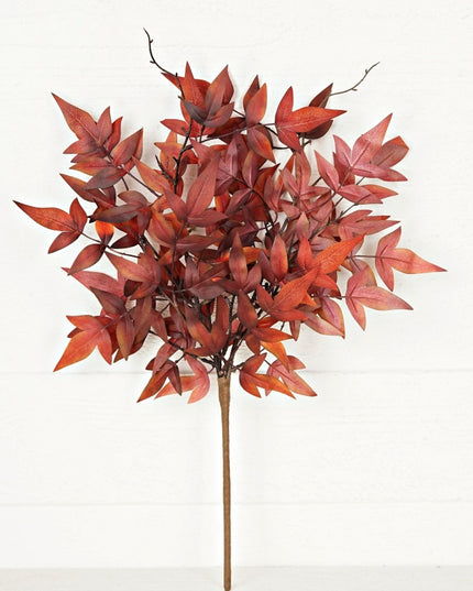 22in Bush-Dark Burgundy Japanese Maple Leaves