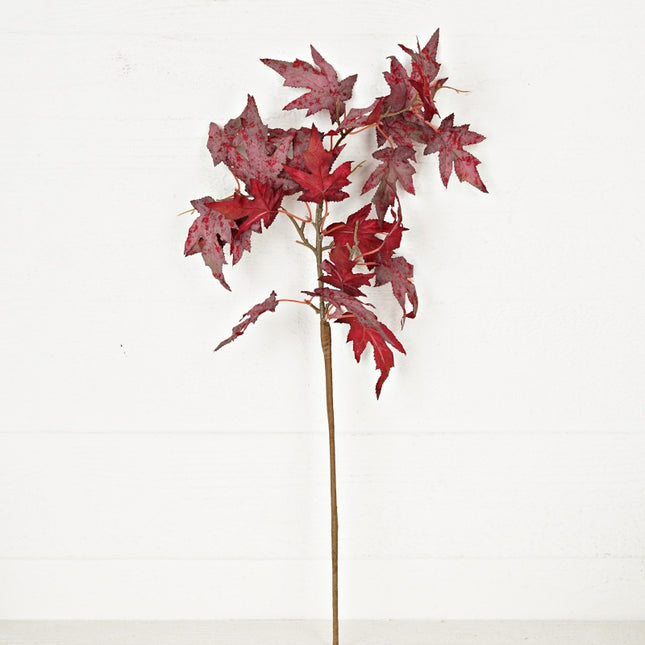 27in Spray-Flocked Maple Leaves