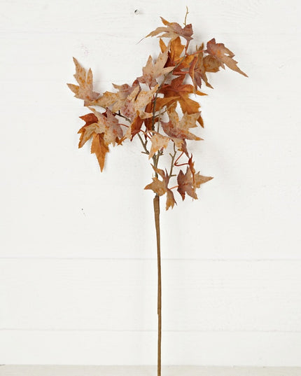 27in Spray-Flocked Maple Leaves