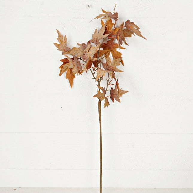 27in Spray-Flocked Maple Leaves