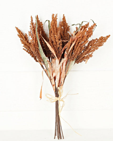 16in Bush-Rustic Dark Orange Heather Bush