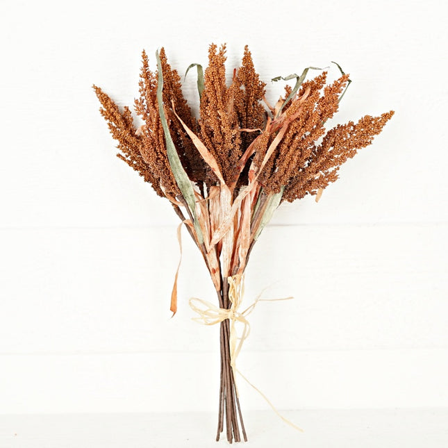 16in Bush-Rustic Dark Orange Heather Bush