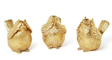 Gold Bird Decor