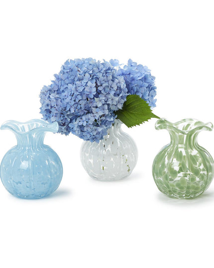 Ruffled Edge Spotted Vase