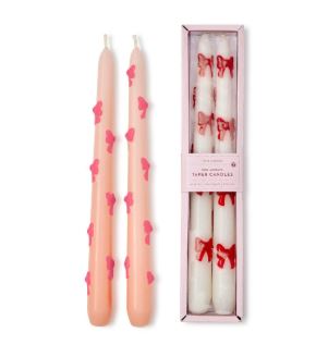 Bow Taper Candle