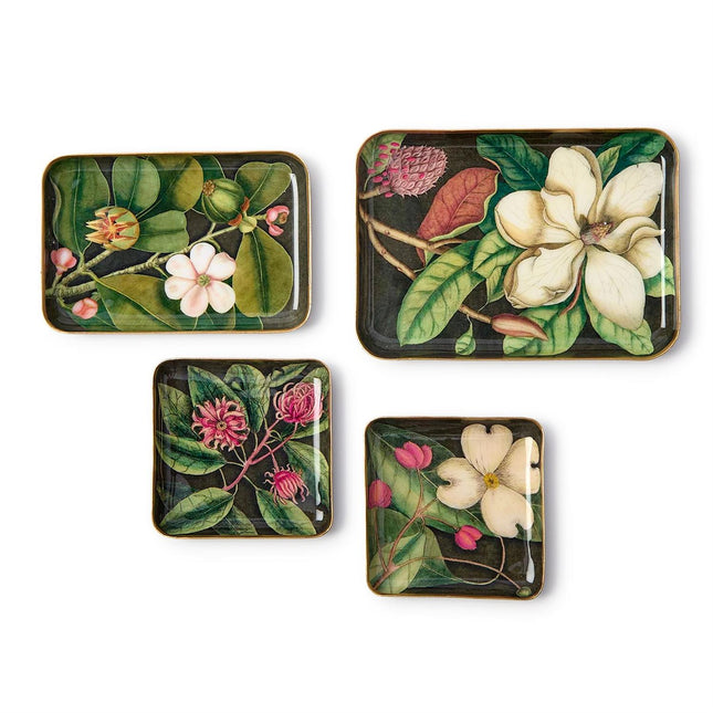 Vintage Floral Trays