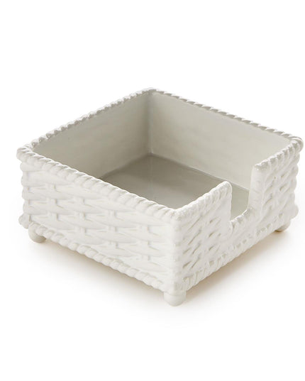 Basketweave Cocktail Napkin Holder