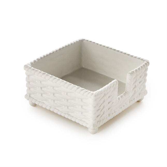 Basketweave Cocktail Napkin Holder