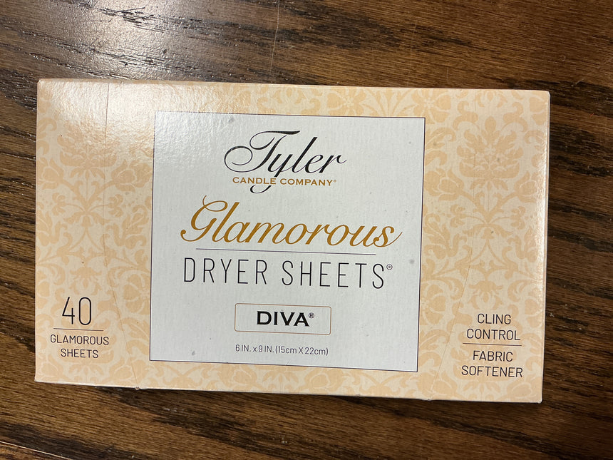 Diva Dryer Sheets by Tyler