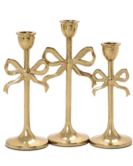 Bow Taper Candleholders / Candlesticks