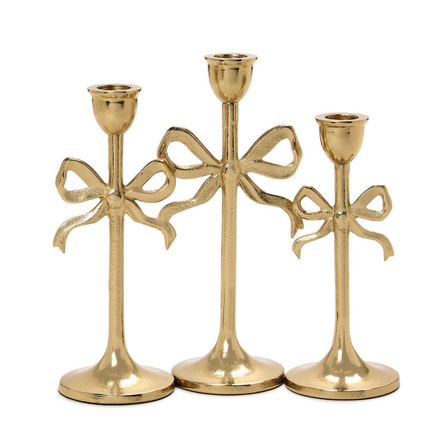 Bow Taper Candleholders / Candlesticks