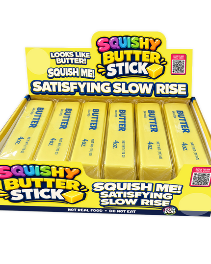 Fun Doh 6" Butter Stick Slow-Rise Squishy Toy