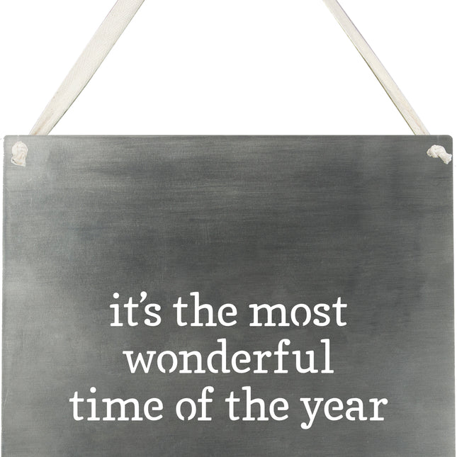 It's The Most Wonderful Time of the Year Metal Sign image 0
